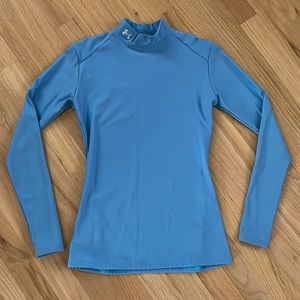 Under Armour ColdGear long sleeve mock turtleneck compression shirt